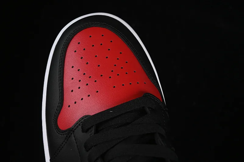All categories Air Jordan Jordan series basketball shoes Air Jordan 1 Mid Air Jordan 1 Mid AJ1 Joe 1 black and red mid-top cultural and casual sneakers DQ8426-067